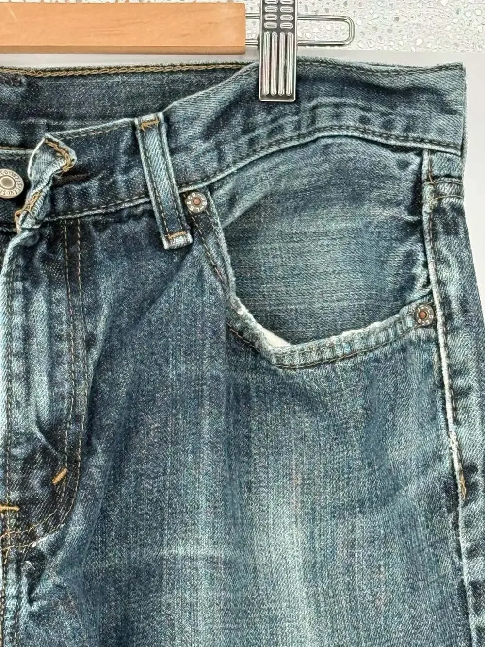 Levi's 559 Relaxed Straight Leg Jeans Mens Size 34x30 Blue Denim